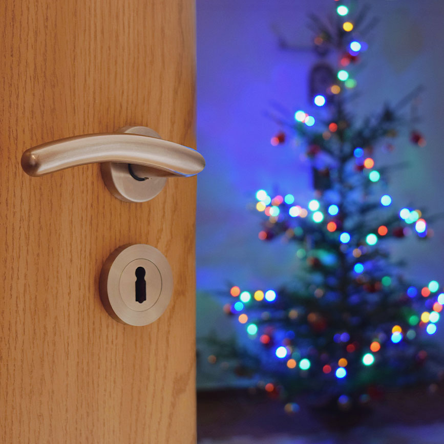 home security tips over the holiday season